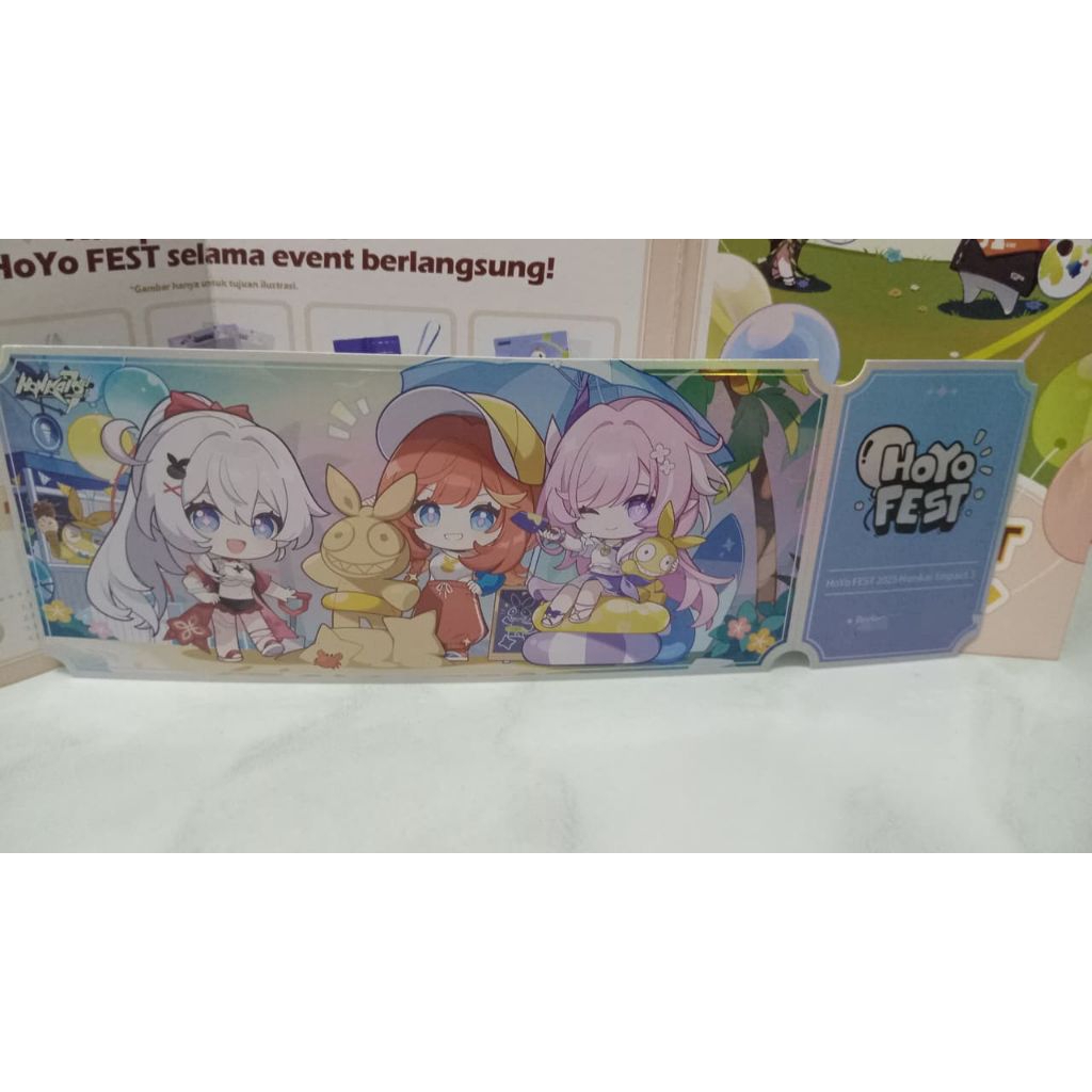 Hoyofest Merch 2025 Hi3 Laser Ticket