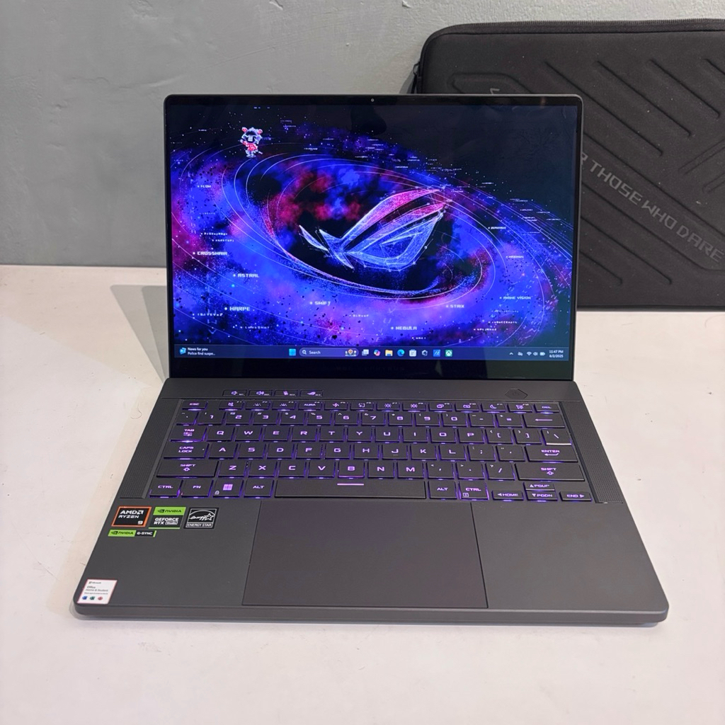 Laptop Gaming Zephyrus G14 2024 Ryzen 9 RTX 4060 Garansi 12-2026