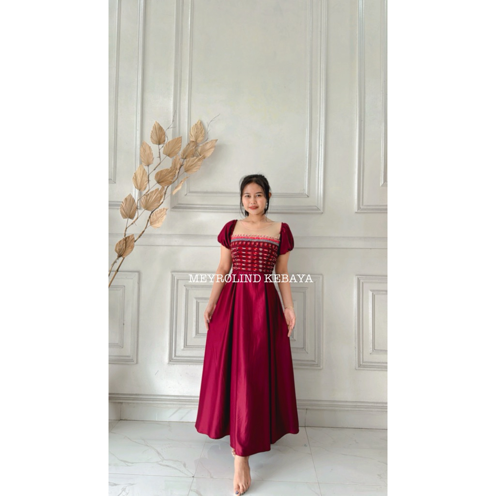 LONGDRESS KEBAYA / MEYROLIND KEBAYA / CUSTOM DRESS / JAHIT / KEBAYA PREMIUM