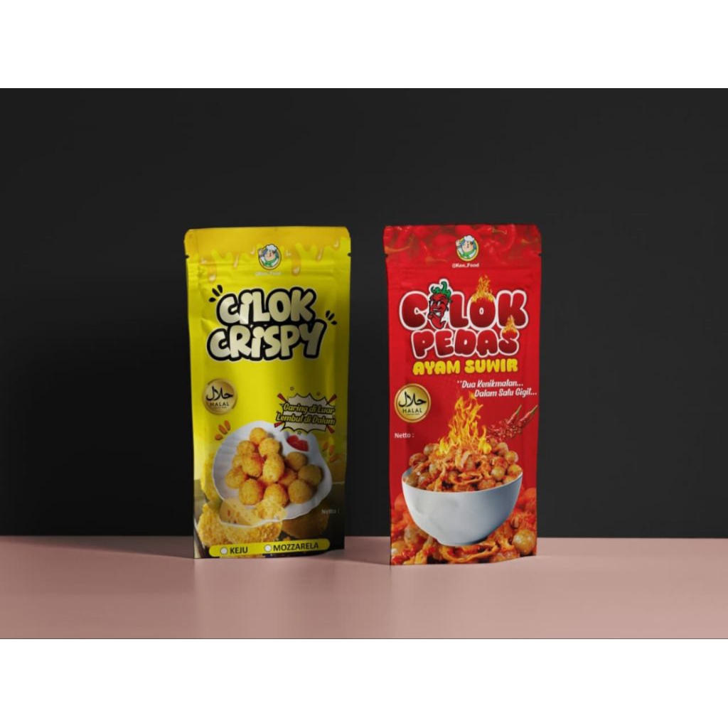 

Cilok pedas dan cilok crispy