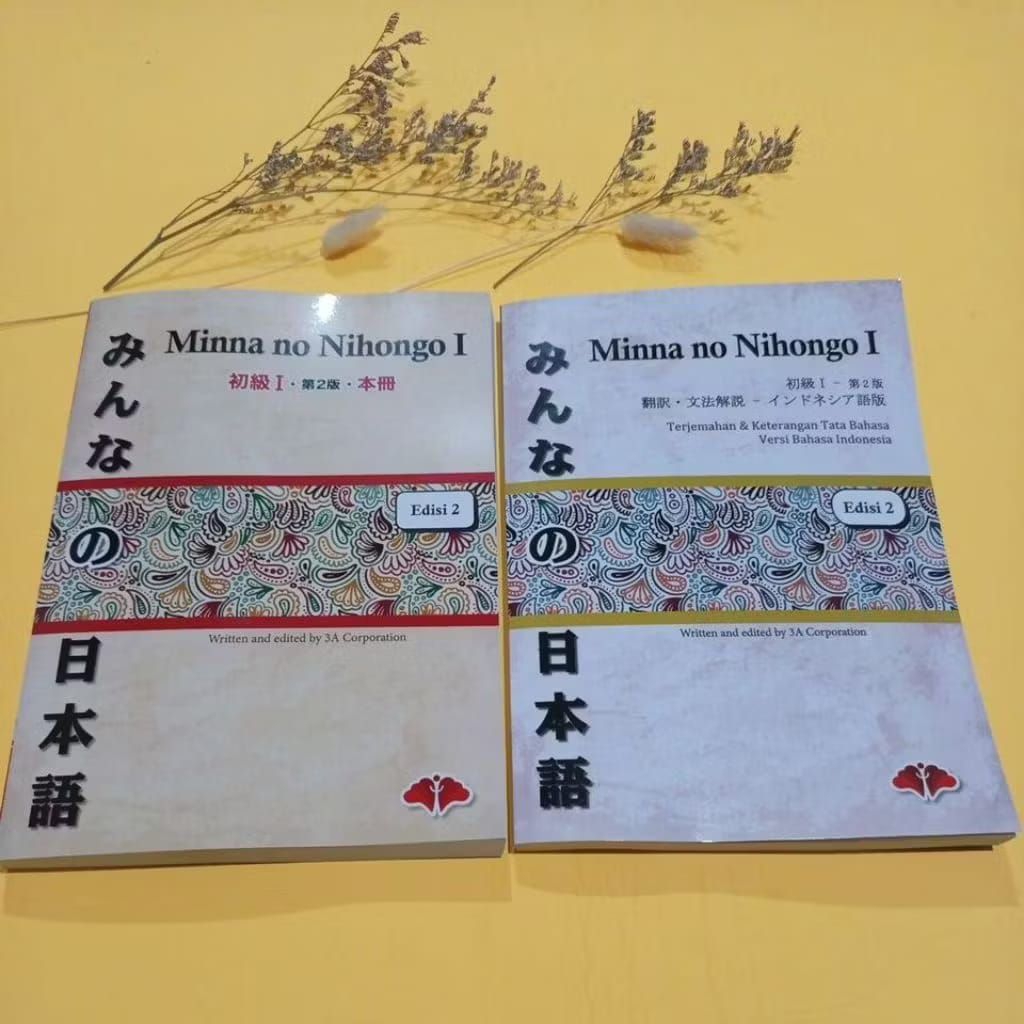 

Minna no Nihongo 1 dan 2 Versi Bahasa Indonesia & Jepang