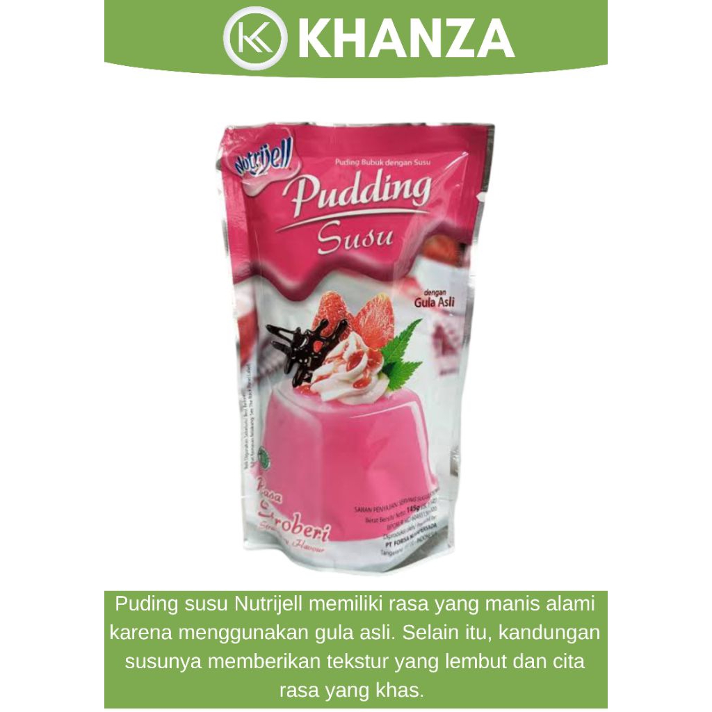 

Nutrijell Pudding Susu 145gram Rasa Stroberi