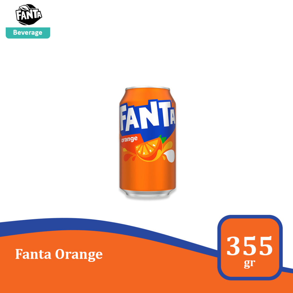 

Fanta Orange 355 ml - Minuman Soda Segar dengan Rasa Jeruk Asli