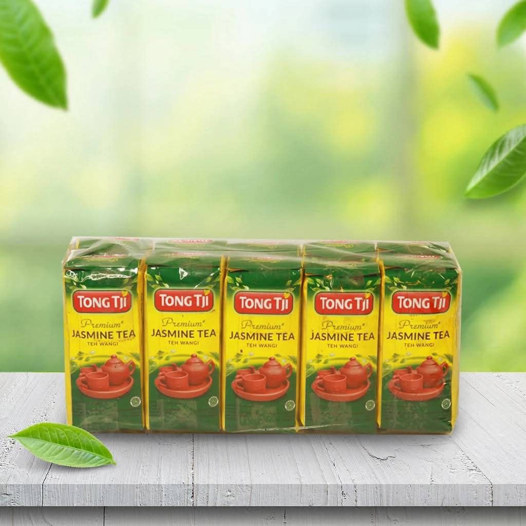 

Teh Tubruk Tong Tji Premium Jasmin Tea Teh serbuk Jasmin Tea Teh Tubruk Premium 1Pak Isi 10Bks