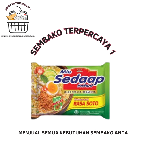 

SEDAAP MIE KUAH RASA SOTO 75G