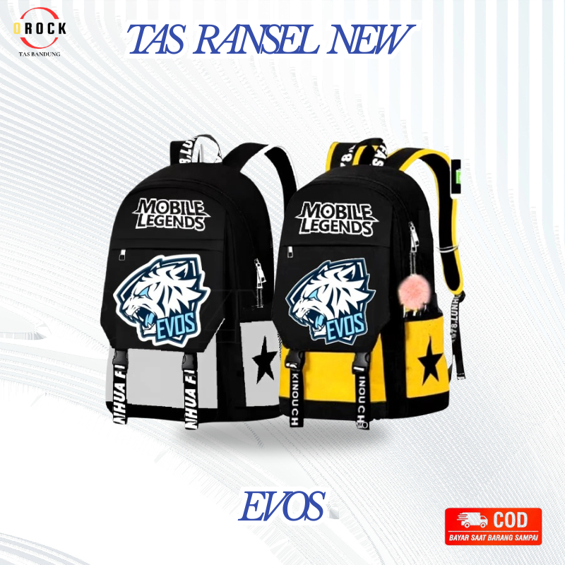 Tas Sekolah Anak Laki Laki SD Evos Mobile Legend Terbaru 2022 Ransel