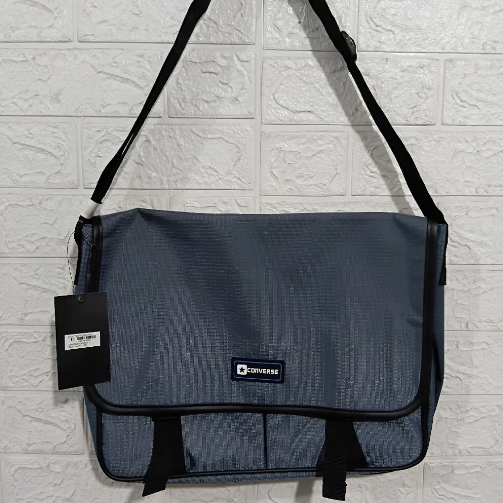 Converse Messenger Bag Grey | Tas Converse - Messenger Bag