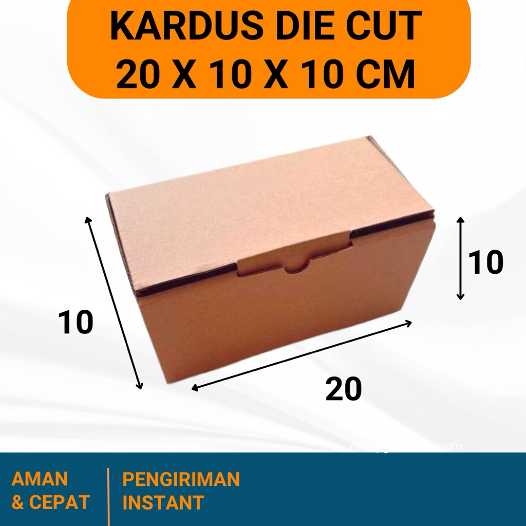 

KARDUS 20x10x10 cm / BOX KARTON CORUGATED DIE CUT E-FLUTE