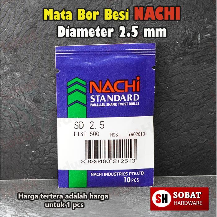 Mata Bor Besi Nachi - Nachi Mata Bor 2.5mm