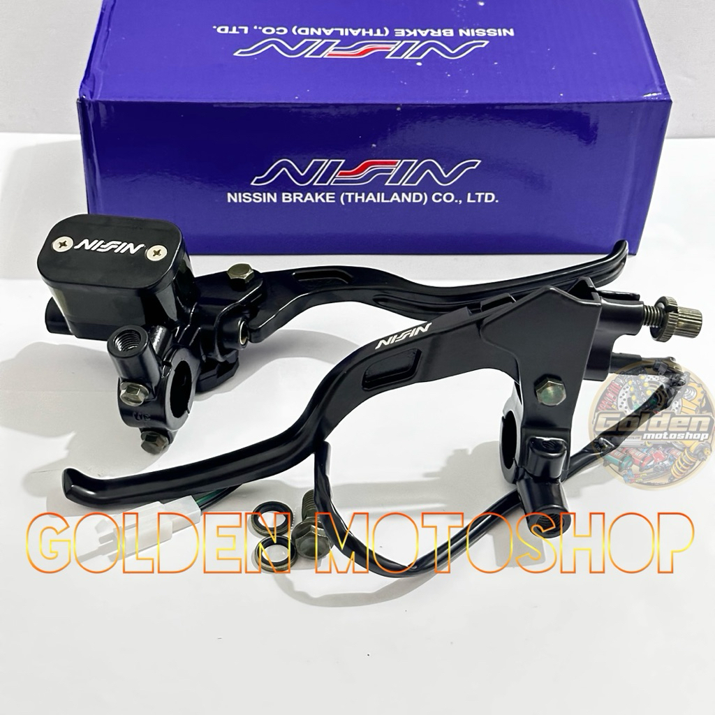 Master Rem NISN tabung kotak universal semua motor matic,ninja, rx King,klx,CBR,Vario, mio,vixion,sa