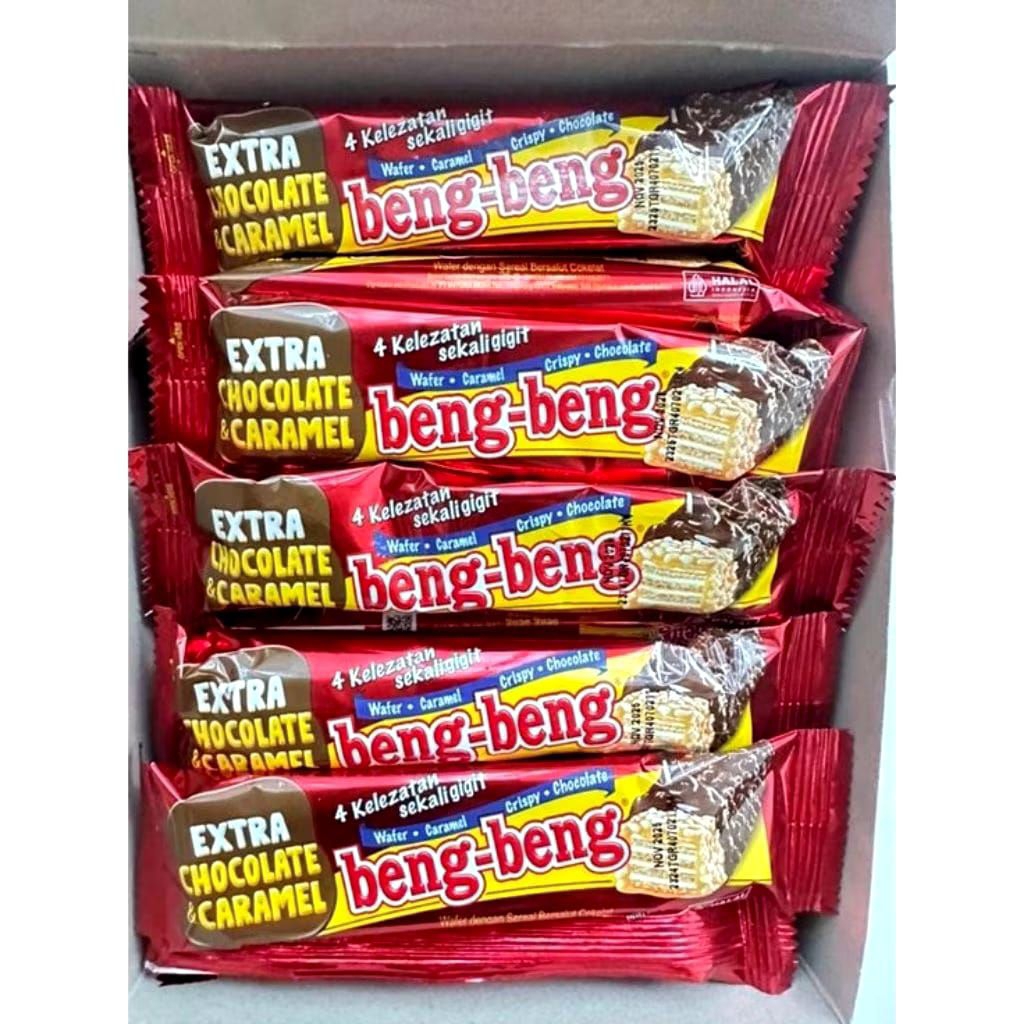 

Beng-Beng Extra Chocolate Tebal Dan Karamel 1 Box Isi 17 Pcs