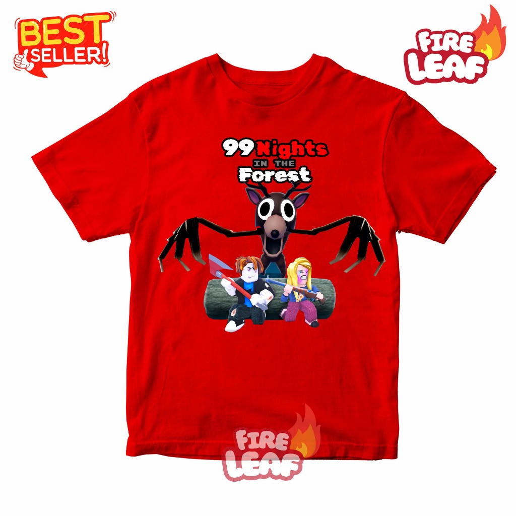 BAJU KAOS ATASAN ANAK 99 MALAM DI HUTAN ROBLOX
