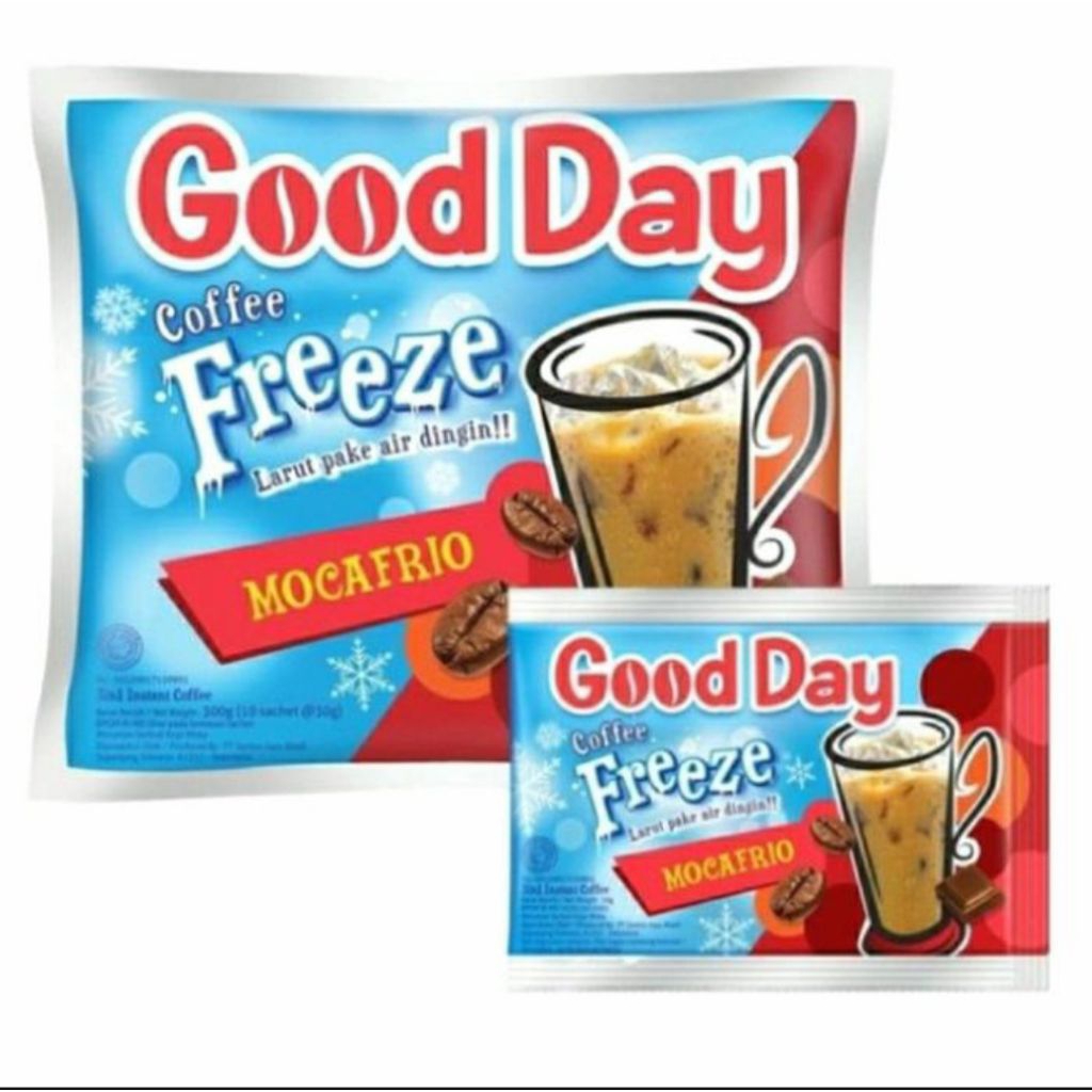 

Good Day Freeze Mocafrio 1 sachet isi 10pcs