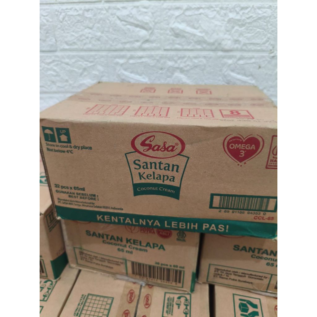 

Santan sasa 65ml 1 dus isi 32