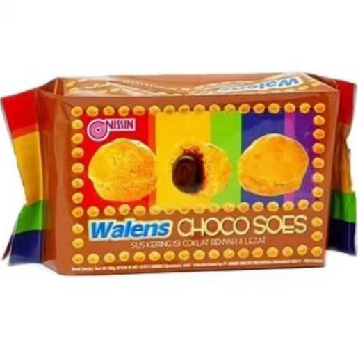 

Nissin Walens choco soes 100gr