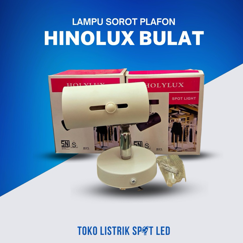 Kap Lampu Sorot Plafon Model Tempel | Lampu Spot