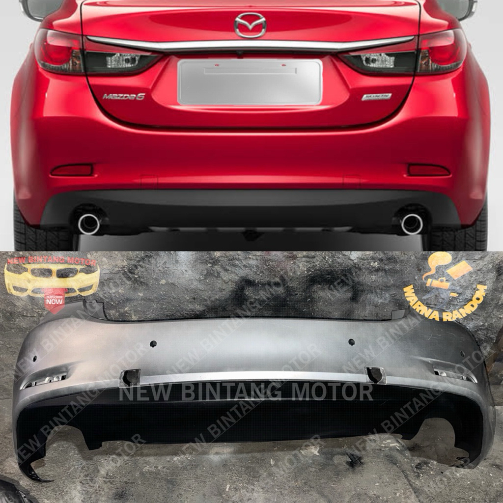 Bumper belakang mazda 6 sedan 2015 2018 original