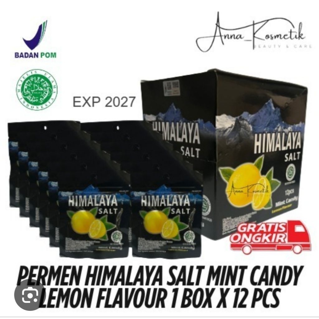 

Permen Himalaya Salt Mint Candy Lemon 1box