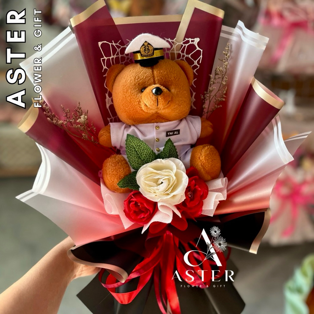 Buket Boneka Pelayaran TNI AL / Boneka Pelaut Premium