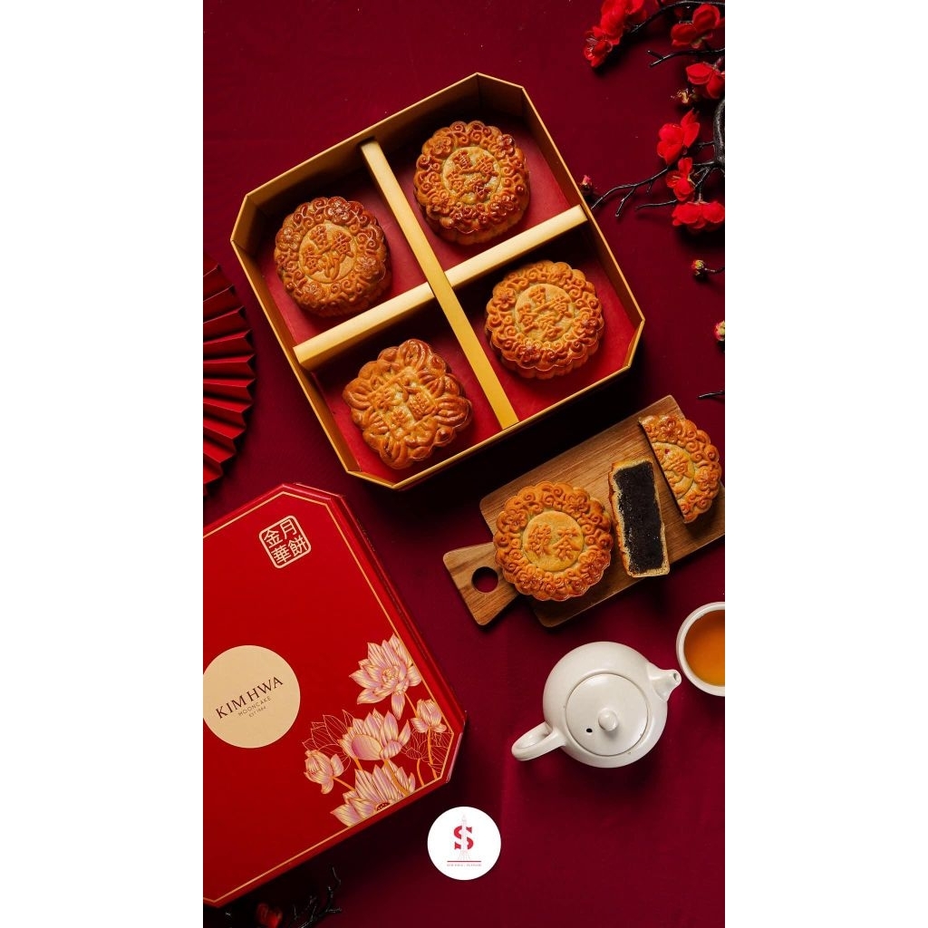 

PROMO EARLY BIRD! Kim Hwa Mooncake (Kue Bulan)(PER BOX ISI 4 SAMA RASA)
