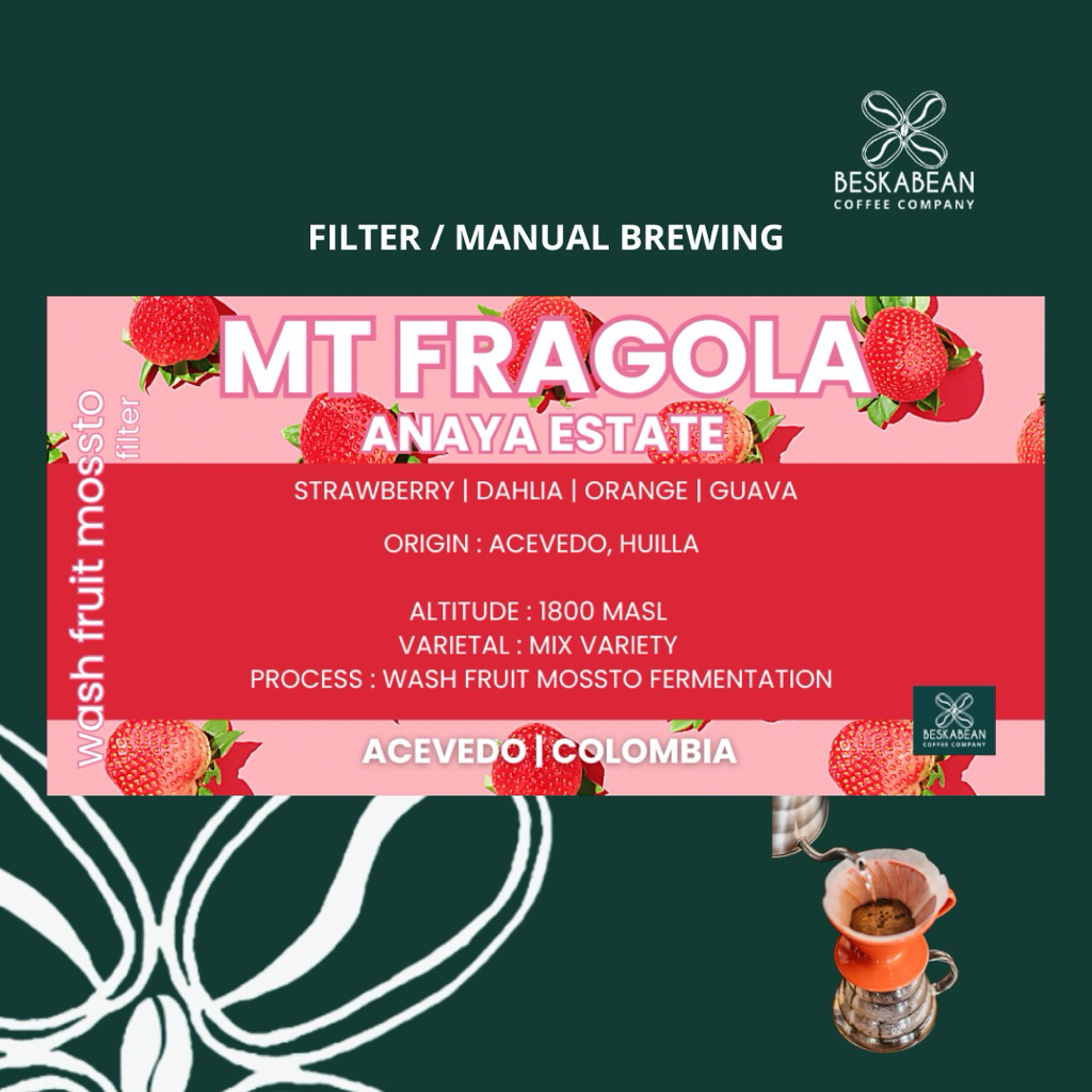 

100gr | 200gr | Kopi colombia anaya estate | Beskabean | colombia moun