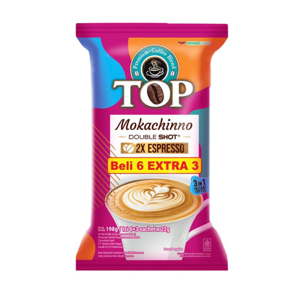 

TOP COFFEE KOPI INSTAN MOKACHINNO 9x22g