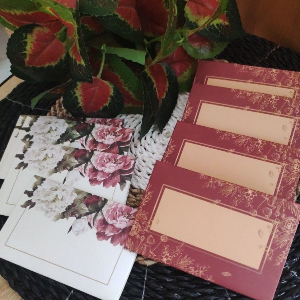 

Amplop kosongan Premium motif Vintage Aestethic (set isi 4pcs)