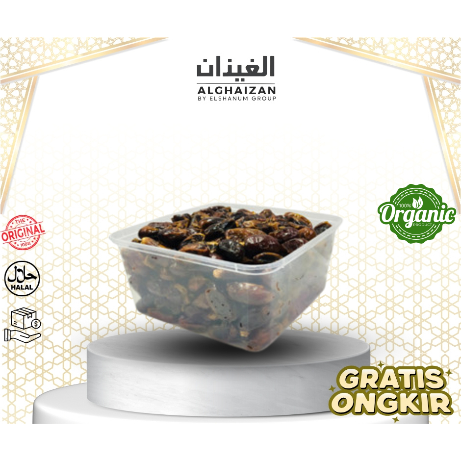

Kurma Dates Crown Premium Emirates Dates 1KG Repack / Kurma Date crown / Dc / Sayer / KURMA KHALASA