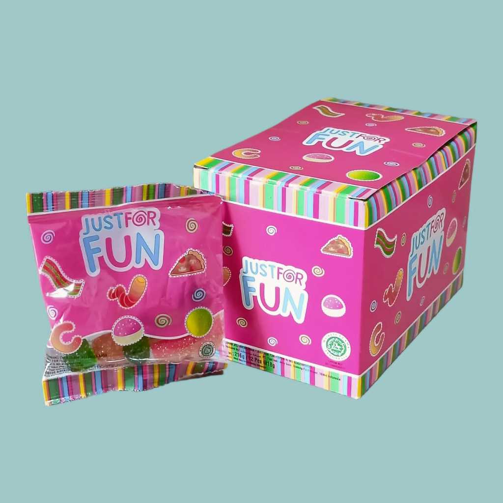 

1 Box - Yupi Just For Fun Jelly Gummy Candy [12 pcs]
