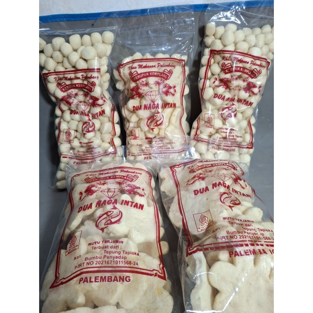 

Kemplang Bungga Super Mix Getas Super Premium,masing" Kemasan 200Gram×5Bungkus