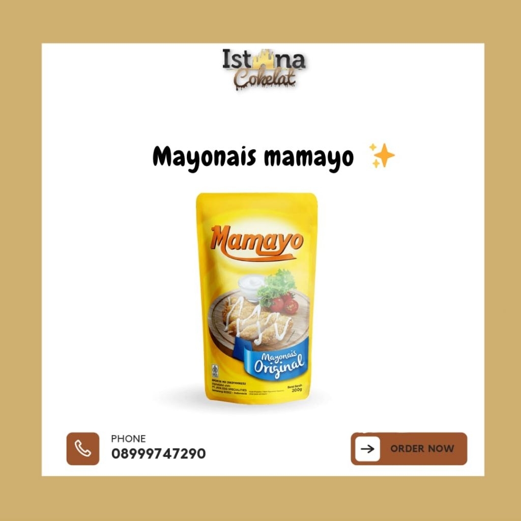 

Mamayo Mayonaise Original 200gr/500gr/ 1000gr
