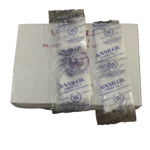 

Vanillie W 2pcs Vanili Bubuk Sachet Penyedap Rasa & Aroma Perisa Vanila