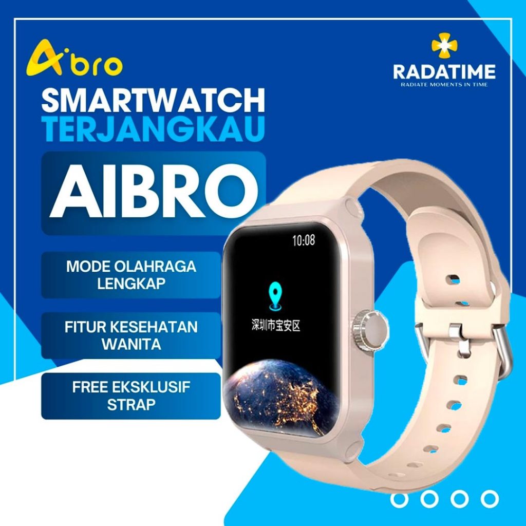 [FREE ADAPTOR + STRAP] Aibro SMARTWATCH All Gender 100% Original AIBRO-F6