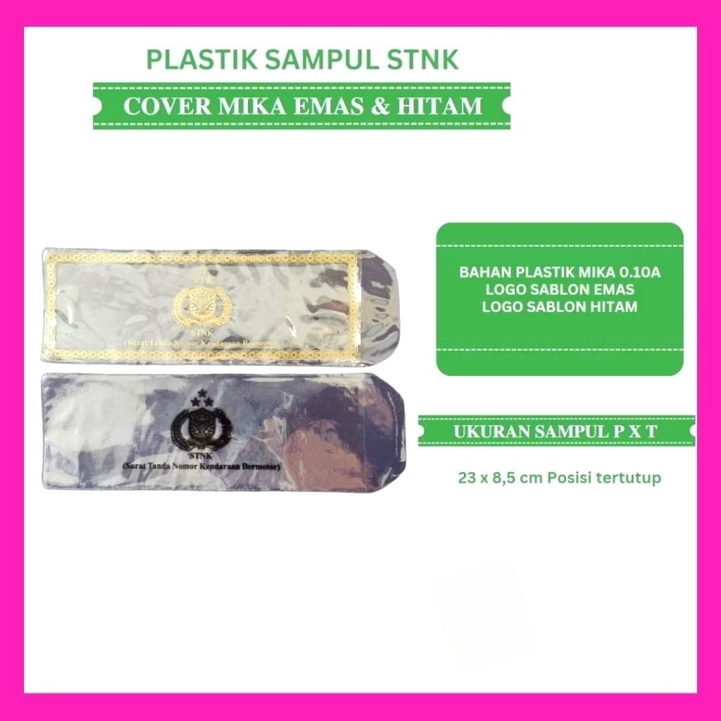 

Sampul Bening Polos STNK | Plastik Mika Untuk Tempat STNK