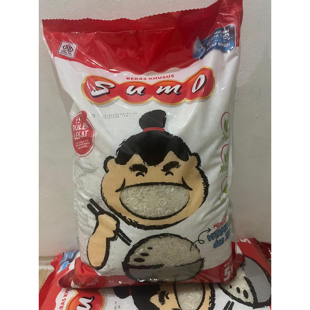 

Beras Sumo Premium kemasan merah beras putih HALAL (5 kg)