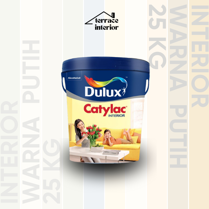 Cat Tembok Dulux Catylac Interior Warna Putih 25KG
