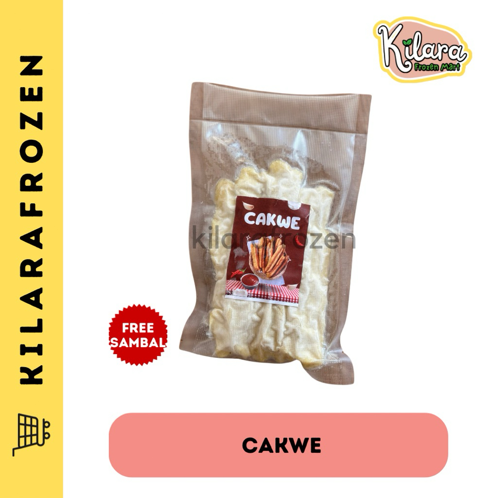 

Cakwe Frozen Tinggal Goreng / Microwave isi 4 Free Sambal