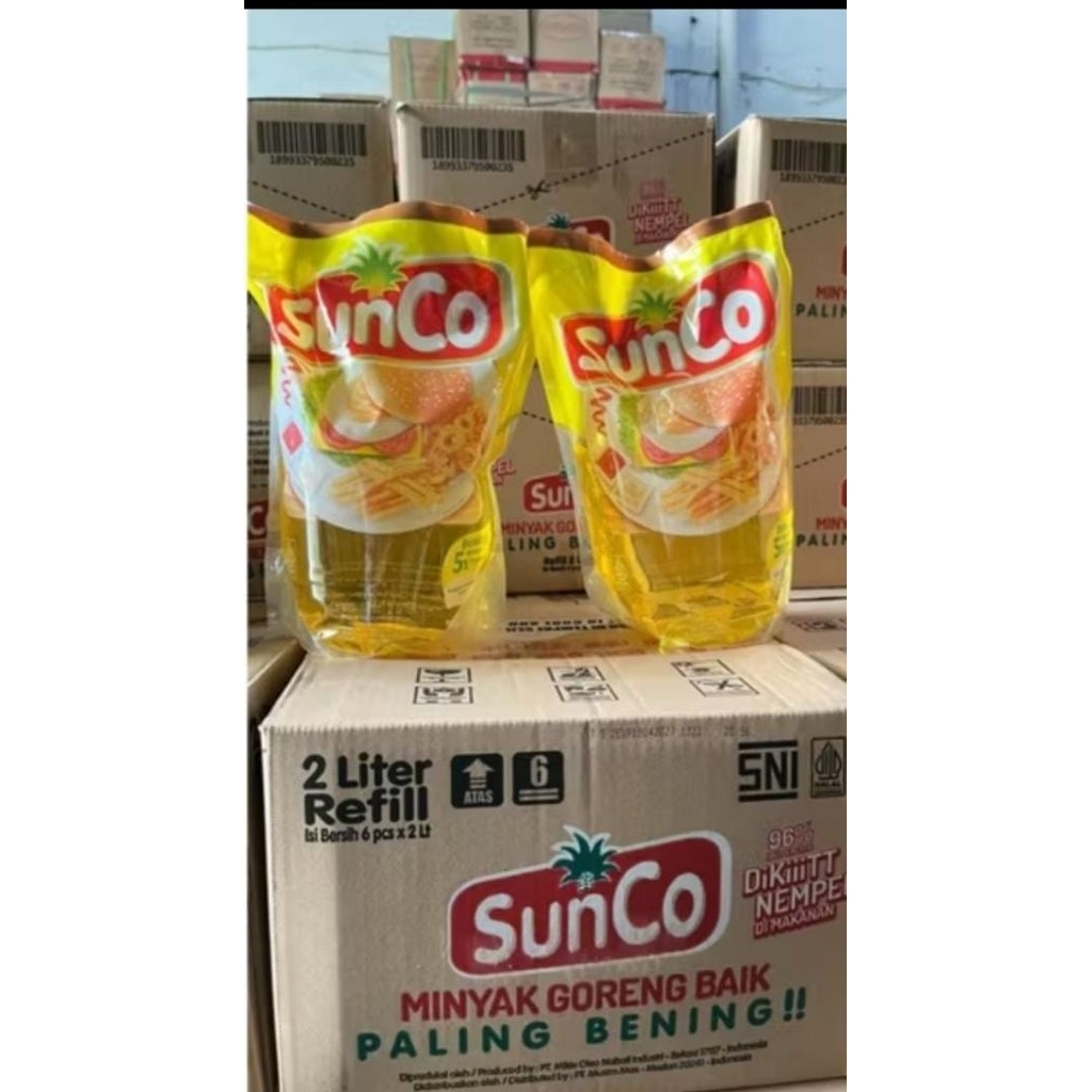 

Minyak goreng Sunco 2L kartonan isi 6pcs