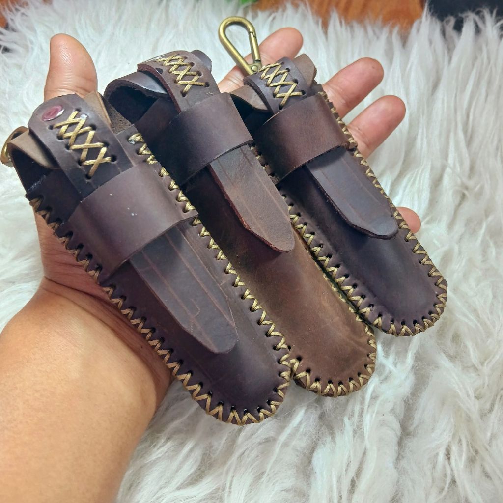 sarung once/pipa rokok kulit asli