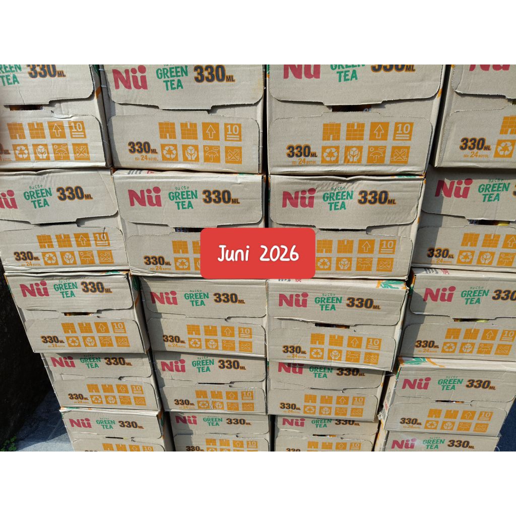

KHUSUS INSTAN KURIR-NU GREENTEA MADU MINUMAN TEH 330ML KARTONAN ISI 24PCS