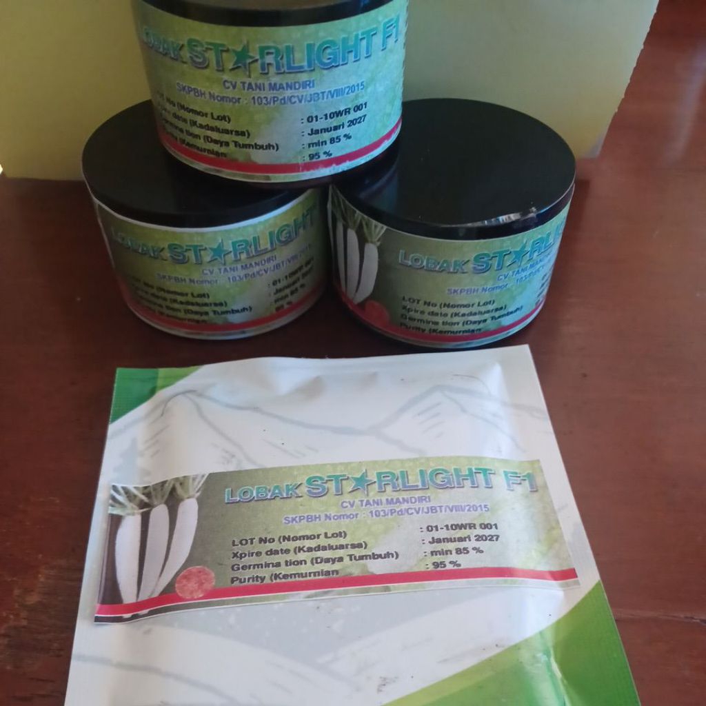 BENIH BIBIT LOBAK STARLIGHT F1