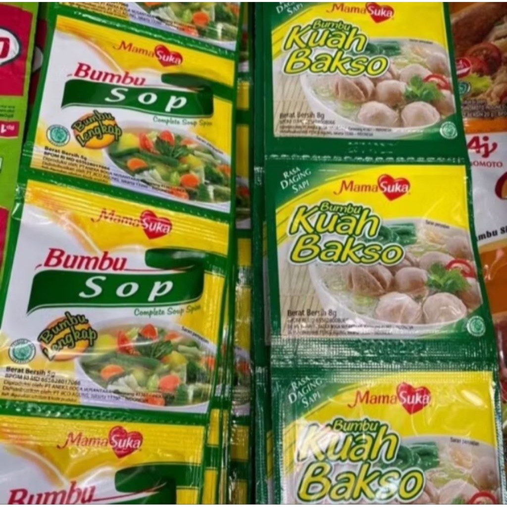 

Mamasuka kuah Bakso dan Bumbu SOP (1pack 12 sachet)