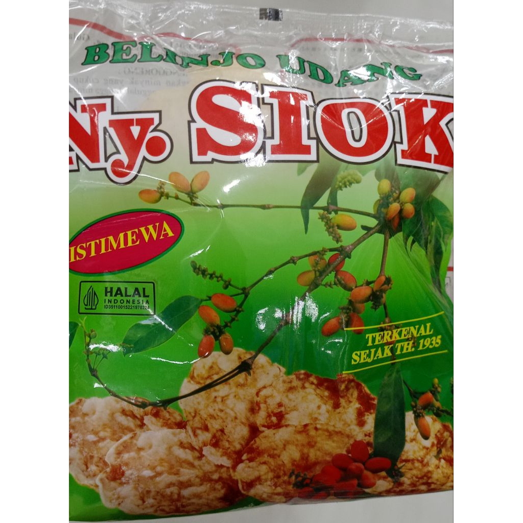 

Ny.Siok Kerupuk | Kropop Belinjo Udang Mentah istimewa 200g
