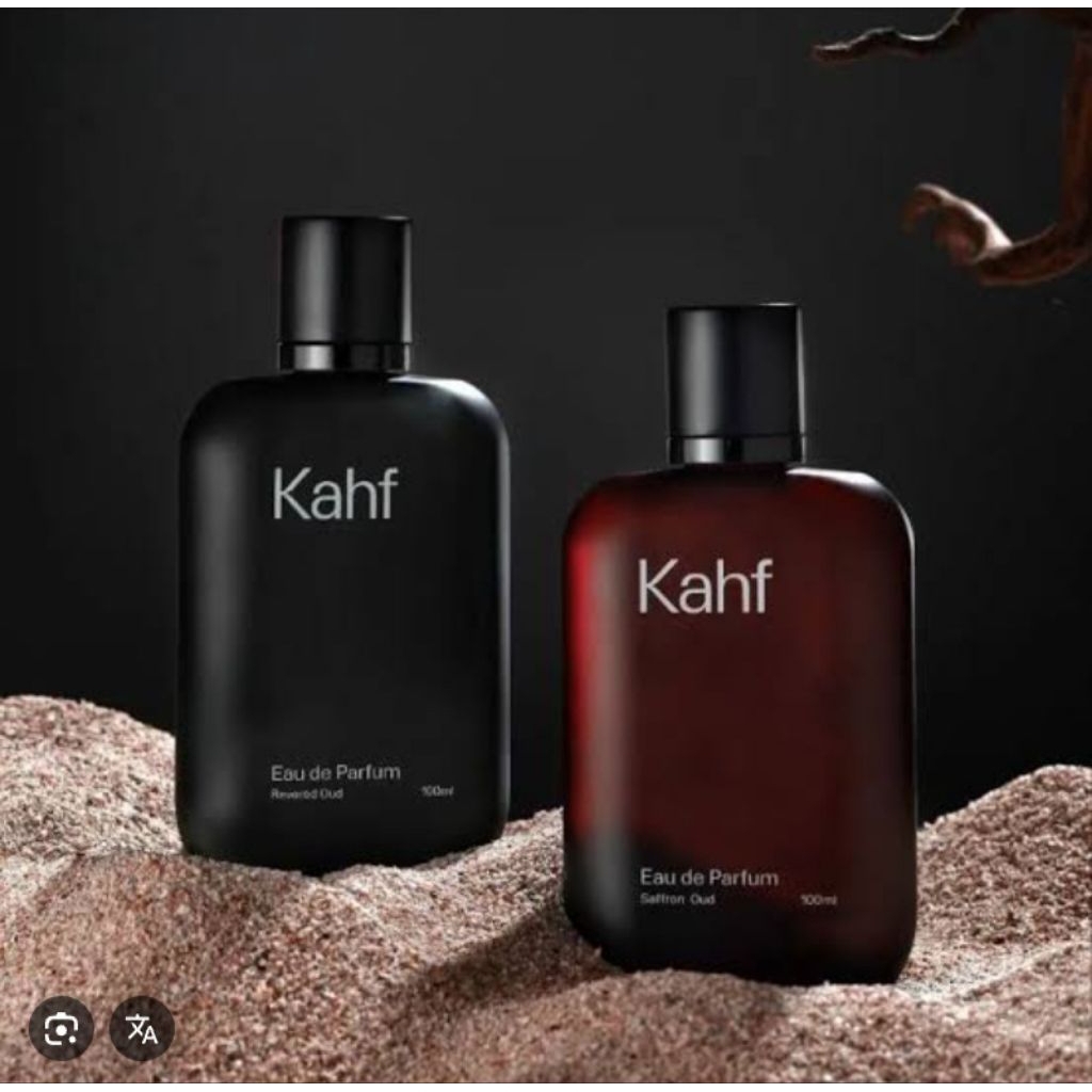 Parfum(paket2botol) Kahf Revered Oud Edp 100ml & Kahf Saffron Oud Edp 100ml / original reject no box