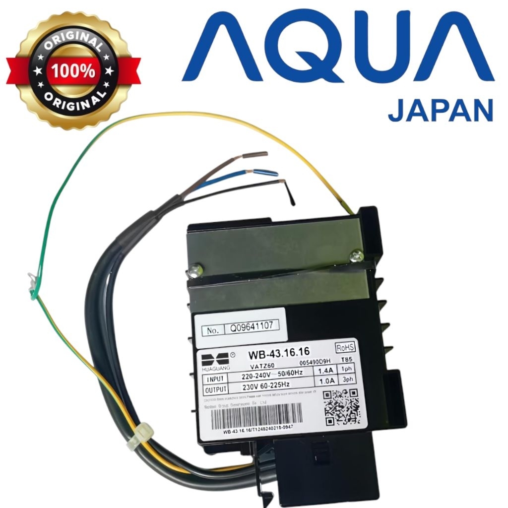 Original Modul Pcb Kulkas 2 Pintu Inverter Aqua Japan Sanyo WB-43. 16.16 AQR-D275 AQR-D275