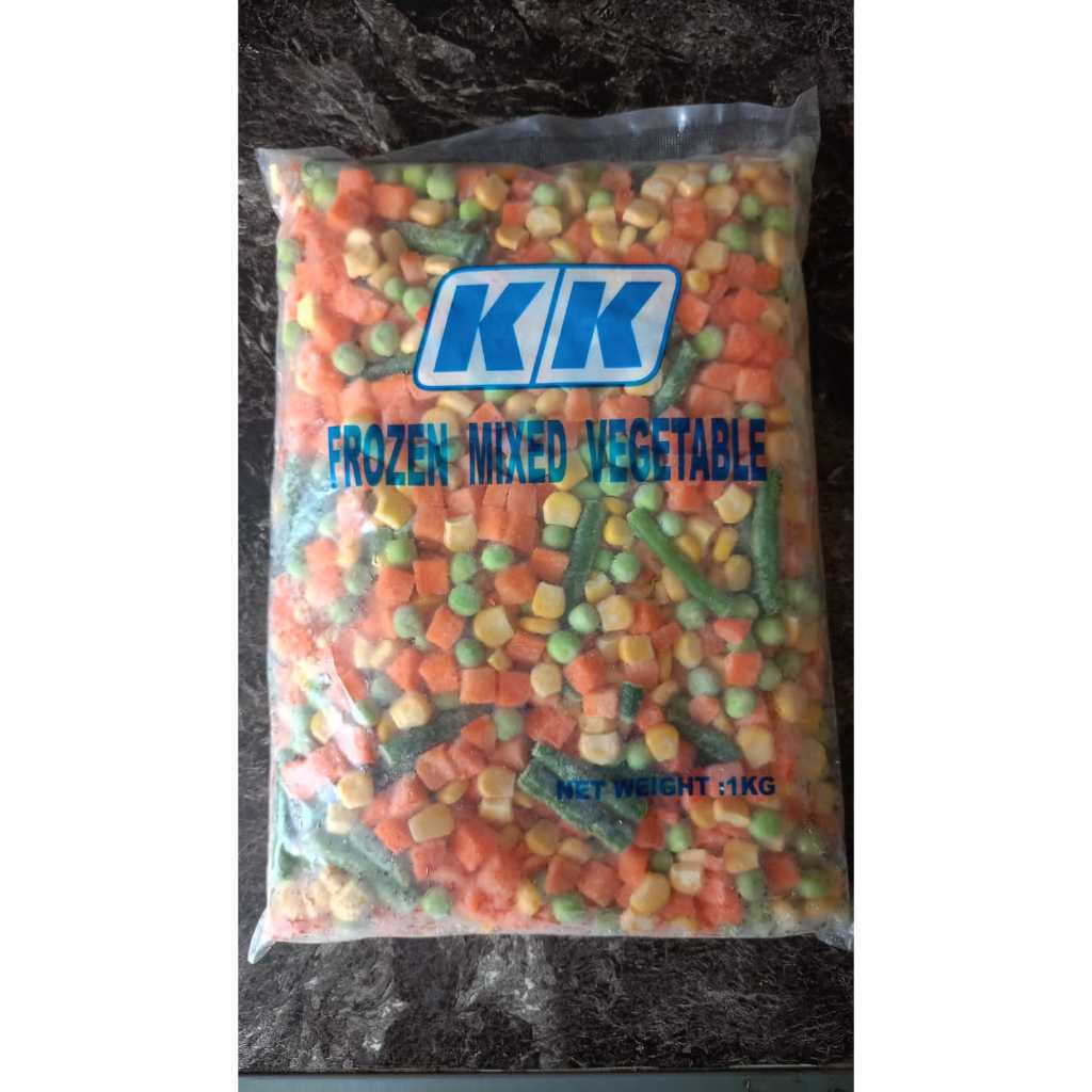 

Mix vegetable 1 kg/ Mix vegetable frozen 1 kg/ sayuran mix beku/ Frozen mixed vegetable
