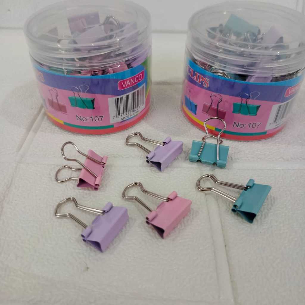 BINDER CLIP WARNA TABUNG