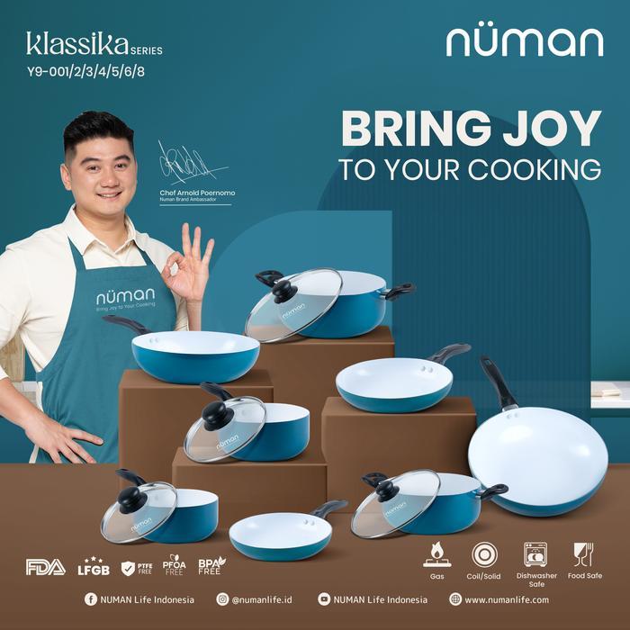 Wajan Dan Panci Keramik Numan Klassika Series / Panci Set Anti Lengket Keramik