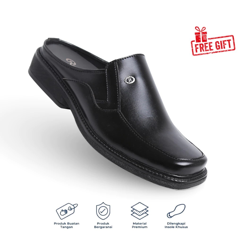 [FREE GIFT] Catenzo - RWW 009 Sandal Sepatu Bustong Slide Pria Casual Synthetic