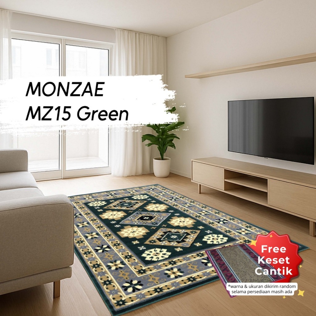 KARPET MONZAE 210 X 300 MZ15 GREEN
